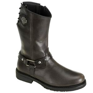 Harley Davidson Sharon Black leather boots